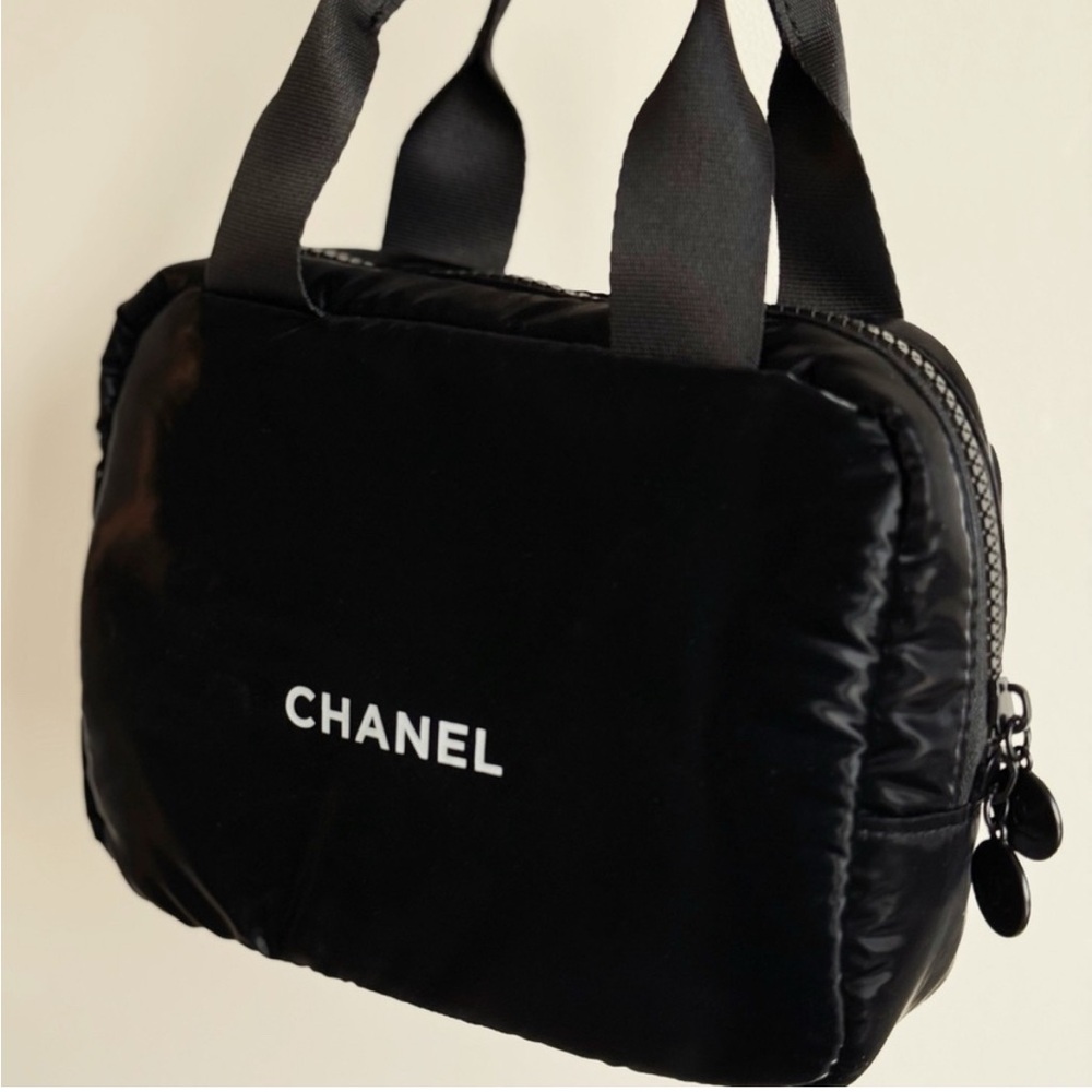 Authentic Chanel Cosmetic Bag with Quilted Design - Picture 7 of 12